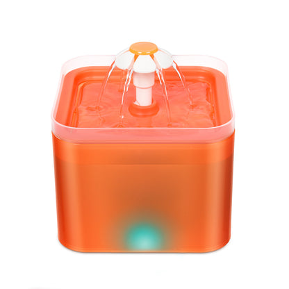 Stylish Automatic Cat Water Fountain - Fresh Flowing Water with LED Light