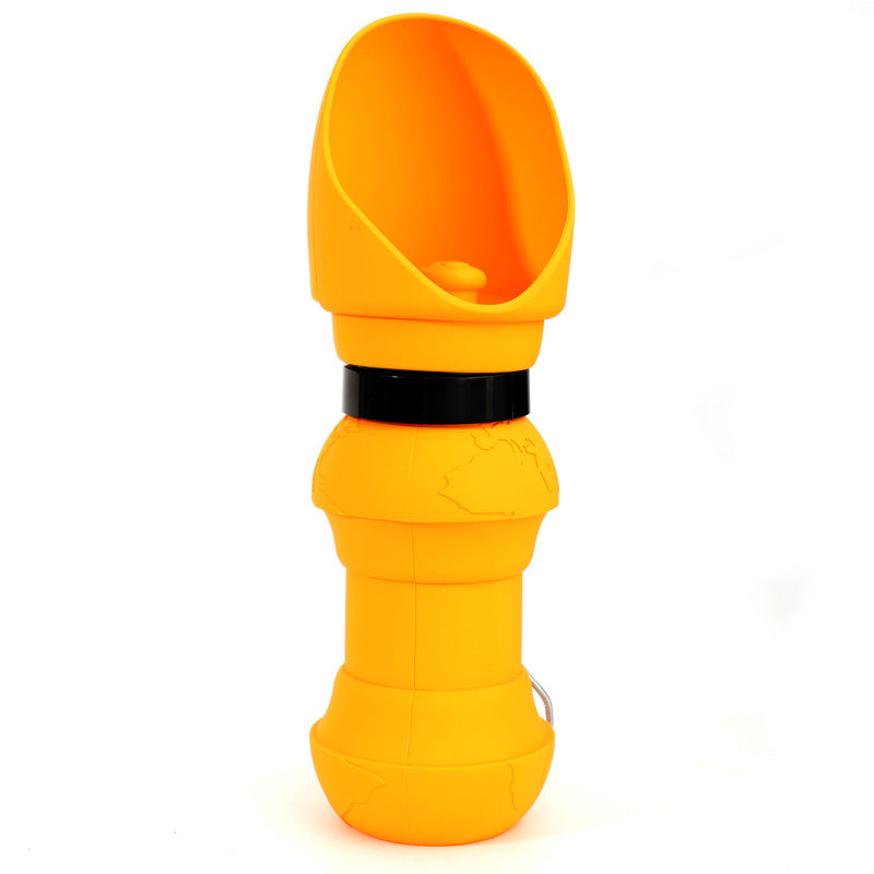 Eco-Friendly Portable Silicone Folding Pet Water Cup - Stylish and Convenient Hydration Solution for Outdoor Adventures