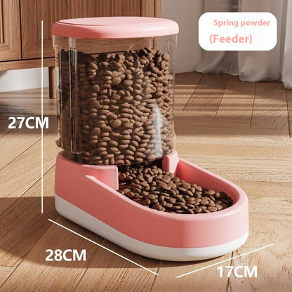 Stylish Automatic Cat Feeder and Water Fountain - Hassle-Free Feeding