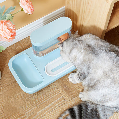 Shanshuifang Automatic Cat Feeder and Drinking Fountain - Stylish, Convenient, and Healthy Feeding Solution