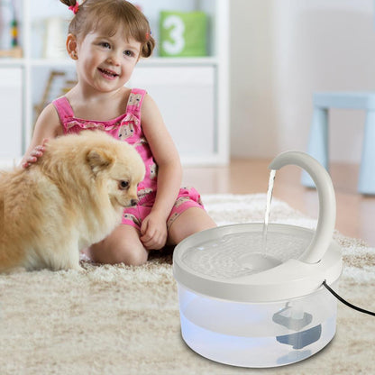 Automatic Cat Water Fountain - USB Powered, Encourages Hydration with Activated Carbon Filter