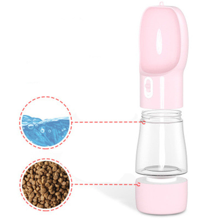 Portable Dog Food and Water Cup - Stay Hydrated on the Go!