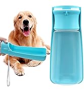 SOICTA Foldable Dog Water Bottle - Portable, Leak-Proof, and Eco-Friendly Water Dispenser for Pets