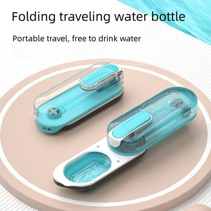 Portable Dog Water Bottle & Foldable Pet Bowl - Ultimate Hydration Solution for Outdoor Adventures