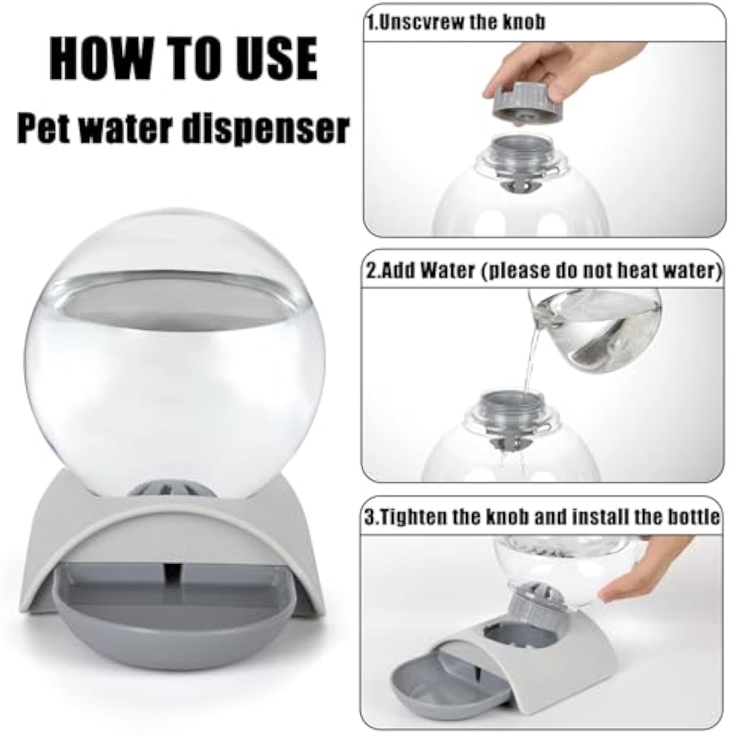 Automatic 2.8L Cat Water Fountain - Hassle-Free Hydration