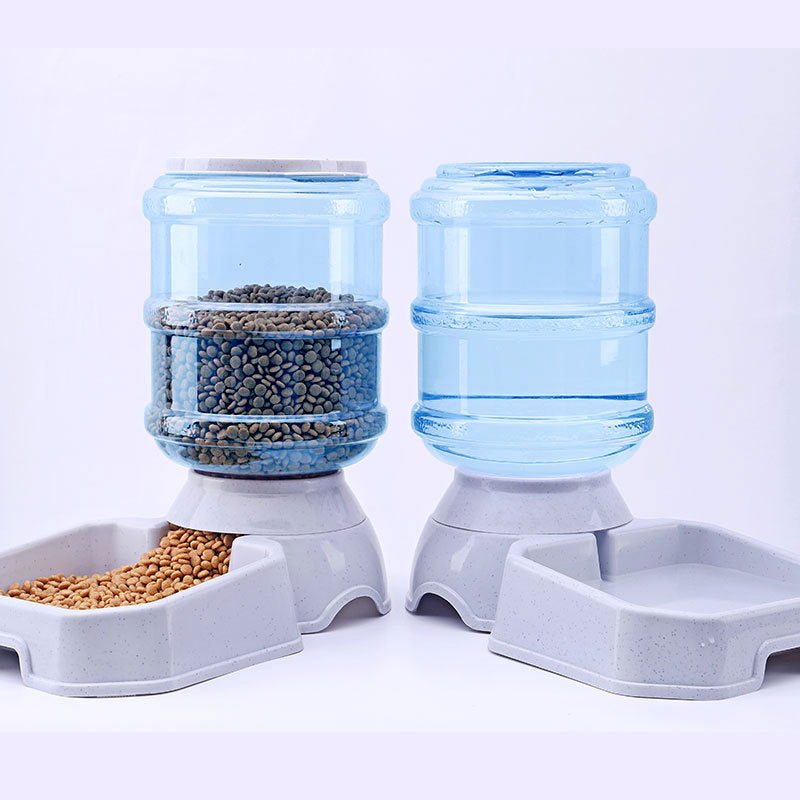 Automatic Dog Feeder and Water Fountain - Effortless Mealtime Management